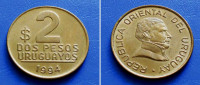 URUGVAJ URUGUAY 2 URUGUAYOS PESOS 1994 KM:104 - J.G.ARTIGAS