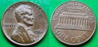 USA 1 cent, 1961 Lincoln Cent W/o mintmark /