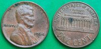 USA 1 cent, 1964 Lincoln Cent "D" - Denver  /