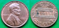 USA 1 cent, 1971 Lincoln Cent W/o mintmark /