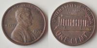USA 1 cent, 1972 Lincoln Cent W/o mintmark ***/