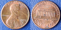 USA 1 cent, 1975 Lincoln Cent "D" - Denver / 0,50 EURO !!!