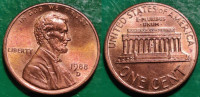 USA 1 cent, 1988 Lincoln Cent "D" - Denver ***/
