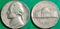 USA 5 cents, 1967 Jefferson Nickel ***/