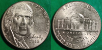 USA 5 cents, 2016 Jefferson Nickel "P" - Philadelphia ***/