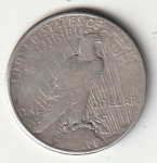USA ONE DOLLAR PEACE 1922 AG UNC
