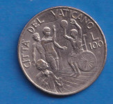 VATICAN 100 LIRE  UNC  / 1495