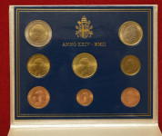 Vatican, Vatikan set kovanica BU 2002, Ivan Pavao II, prvi set