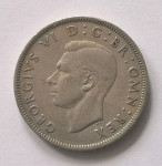 Velika Britanija 2 Shillinga kralj Đuro VI 1948 - Great Britain
