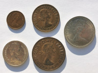 Velika Britanija lot 5 kovanice - kraljica Elizabeth II