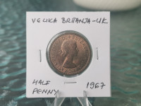 Velika Britanija half penny 1967 - Great Britain