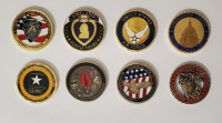 Vojni novčići / Challenge coins LOT 8 komada