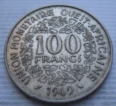WEST AFRICAN STATES 100 FRANCS 1969