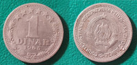 Yugoslavia 1 dinar, 1965 / 0,30 EURO !!!