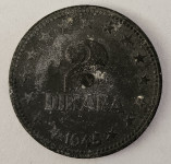 YUGOSLAVIA- 2 DINARA 1945. (3)