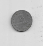 Yugoslavia 5 dinara 1945