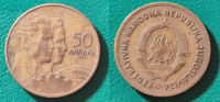Yugoslavia 50 dinara, 1955 / 0,30 EURO !!!