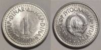 Yugoslavia 1 dinar, 1990 **/