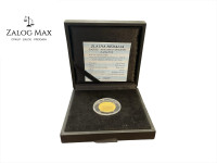 ZLATNA MEDALJA HRVATSKO NARODNO KAZALIŠTE, 3,49G, .986(23,6kt)/R1,RATE