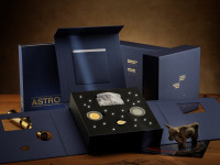 zlatni numezmatički komplet Hum i zvjezdarnica Višnjan