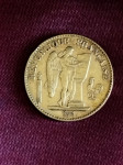 Zlatnik 20 Francs 1896A France Genius