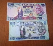 10 i 50 kwacha 1986-1988