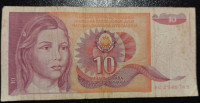 10 dinara "djevojčica" SFRJ 1990