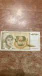 100 DINARA NARODNA BANKA JUGOSLAVIJE 1990.