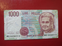 1000 lira Montessori Italija