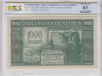 1000 maraka,1918/Pmg 63/Okupacija Litve/Zamjena
