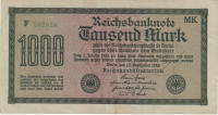 1000 MARK BERLIN 1922