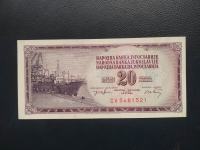 20 dinara 1974, vrlo dobro očuvana