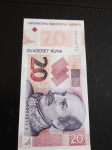 20.  kuna UNC jubilarna serija A