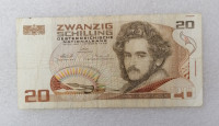 20 Schiling 1986. Austrija - Korištena