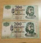 200 Forinti Mađarska Novčanica 2kom