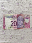 2009 Clydesdale Bank Robert the Bruce £20 Twenty Pound Banknote
