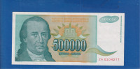 2040 - SFRY JUGOSLAVIJA  500 000 DINARA 1993 aUNC ZA0104277 ZAMJENSKA