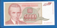 2040 - SFRY JUGOSLAVIJA 5000 DINARA 1993  UNC AC1956717