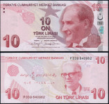 2052 - TURSKA 10 LIRA 2022 UNC