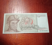 2075 - SFRY 20 000 DINARA 20000 1987 RUDAR  * ZAMJENSKA * ZA 3033466