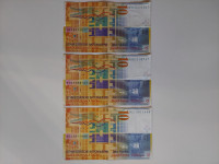 3 novčanice 10 švicarski franak CHF 1995/1996.