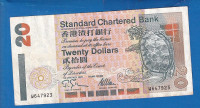 3009 -  HONG KONG 20 DOLLARS 1995 W647923  - ODLIČNA