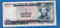 3012  - CUBA KUBA 20 PESOS  1991