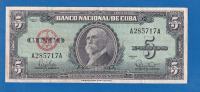 3012  - CUBA KUBA 5 PESOS  1960
