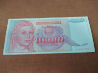 3016 / JUGOSLAVIJA 1 000 000 000 DINARA 1993 / ODLIČNA / AA3661778