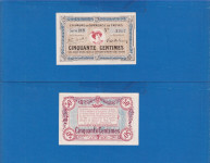 4696  - FRANCUSKA 50 CENTIMOS 1917 UNC  2207