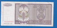 4843  - Banja Luka BOSNA 100 000  DINARA 1993  A A 1980307