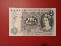 5 Pounds 1967.god. UNC