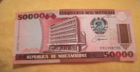 50 000 meticais 1993 UNC