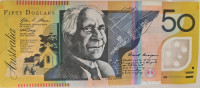 $50 AUD Pedeset Australskih Dolara (prva polimer serija 95-2018) aUNC